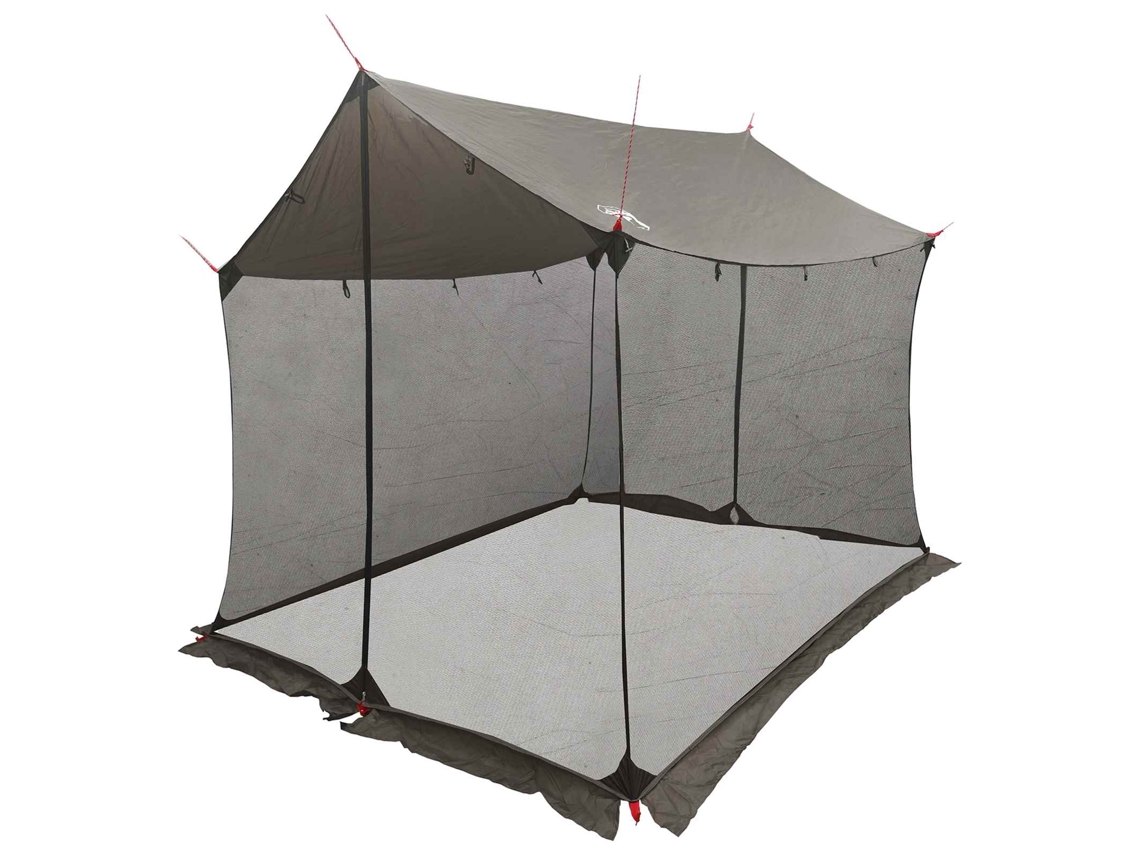 Conjunto 1 Tarp De Camping Vidaxl Castanho Poliéster (270 X 210 X 210 Cm)