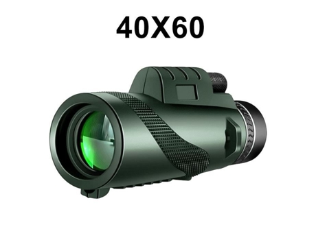 Telescópio Monocular RUMOCOVO 40X60 Visão Noturna Zoom de Bolso À Prova D'Água com Smartphone