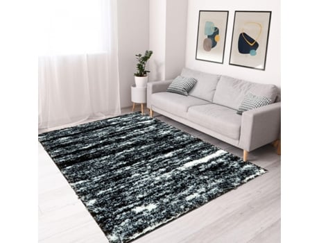 Tapete UNAMOURDETAPIS de Sala de Estar Ember Preto 200X290