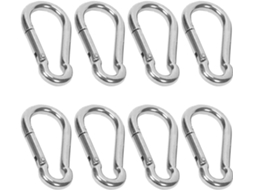 Conector Externo Versátil, Clipe De Aço Inoxidável De Grau Marítimo 316 Carabiner, Ganchos De Pressão Pesada Para Uso Para Uso Em Aventuras Ao Ar Livr