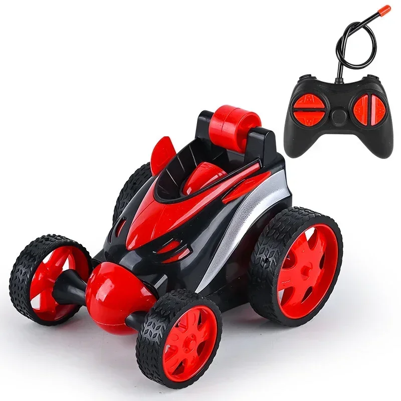 (vermelho) Off-road Controle Remoto Stunts Rc Geral Metal E Plástico Crianças Mover E Derrubar Brinquedos