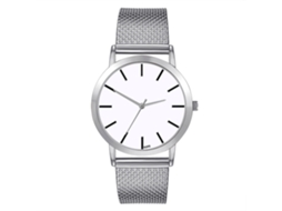 Reloj De Cuarzo Analógico Unisex Zhoulianfa De Moda Y Ocio Plata