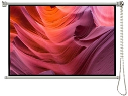 Tela de Projeção 40" 4:3 Portátil, para Uso Doméstico e Externo