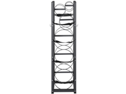 Suporte para Botijas de Gás com Capacidade 3x13,6 Kg e 3 Outros Suportes Pequenos Cilindros Refrigerante 32,5x33x119,7 Cm, Prateleira Armazenamento