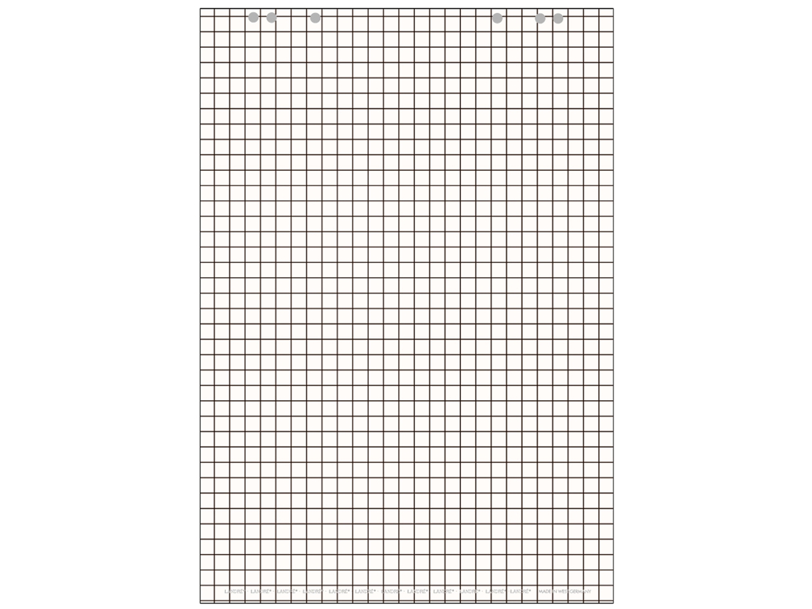 Bloco de Flipchart LANDRÉ 20 Folhas Quadrado Plano