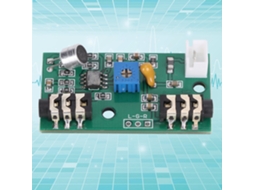 Módulo amplificador de sinal de áudio de microfone, ganho ajustável, 2,6-10 V DC