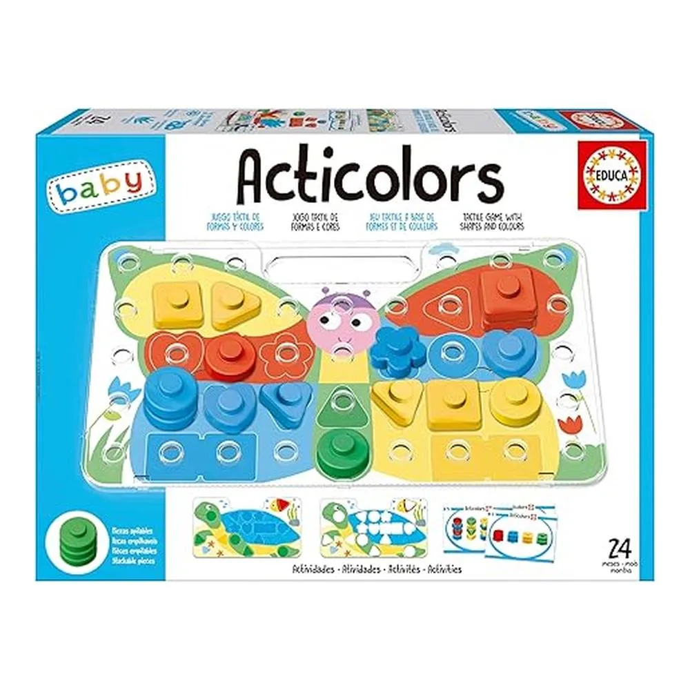 Educa Acticolors Juego Infantil De Fichas De Colores 20169 Educa Borrasp25