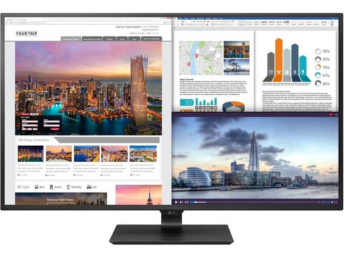 Monitor LG 43UD79-B (43'' - Ultra HD - LED IPS)