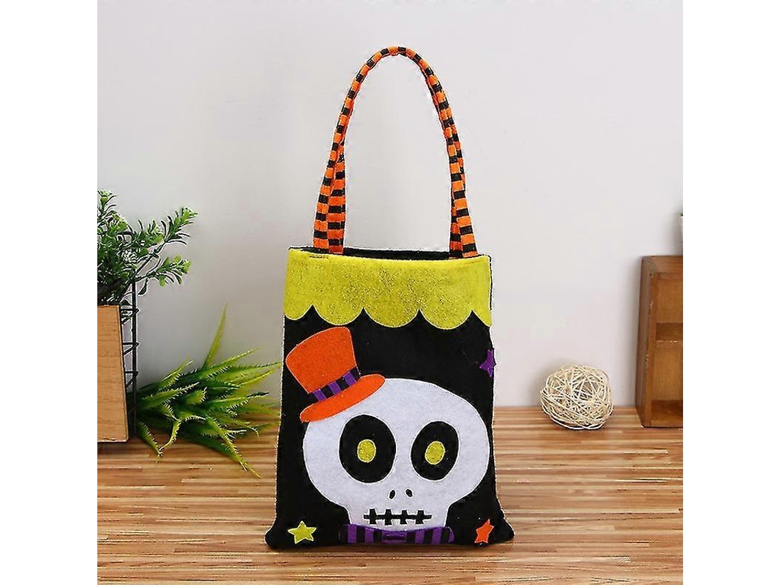 Saco De Doces Não Tecido Em Formato De Abóbora Decorativa De Halloween Para Crianças Ly Ebike