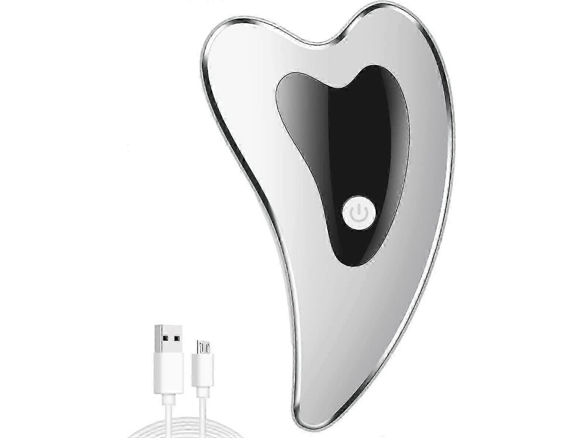 Massageador Facial Elétrico Gua Sha com Função de Vibração e Aquecimento. GOKOCO