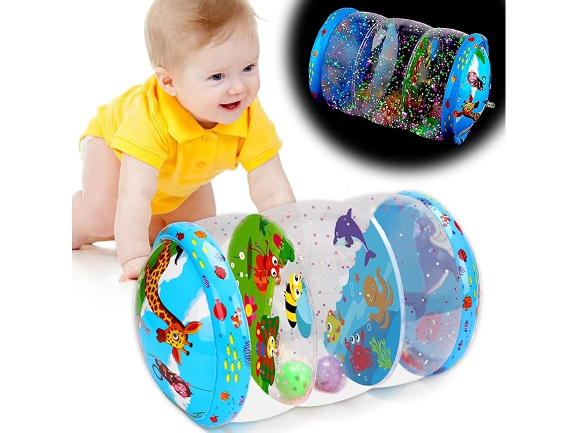 Brinquedo Insuflável Gigante Para Bebés Dos 6 Aos 12 Meses, Com Luzes, Ideal Para Gatinhar E Andar Panoona