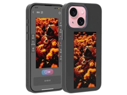 Capa De Celular E Ink Para Iphone 15 Com Tela De 4 Cores E Nfc Inteligente