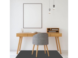 Tapete Protetor Piso 145 X 195 Cm Piso Parquet Laminado Cinza Cm,
