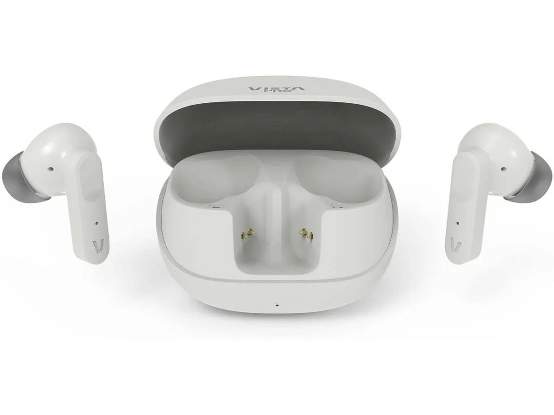Auscultadores Bluetooth VIETA PRO Joy 2 (In Ear -  Microfone - Branco)