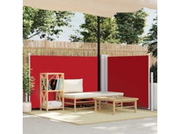 Vidaxl Toldo Lateral Retrátil 100x600 Cm Vermelho