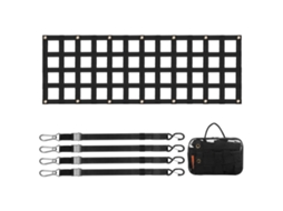 Rede para Portão Traseiro 152,5x47cm de Carga Resistente Caçamba Caminhonete com 4 Correias Telescópicas Ajustáveis Extensível e Duradoura Adequada