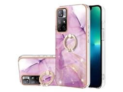 Capa De Tpu Com Estampa De Mármore Para Xiaomi Redmi Note 11 5g (china) / Poco M4 Pro 5g / Note 11t 5g (índia)