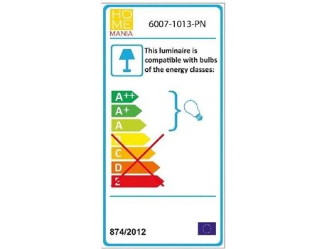 Candeeiro de Parede  HIO8681847183174 (Bege e Branco - Metal, Madeira)
