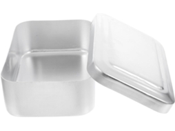 Lancheira Bento Bestyash Em Alumínio Com Tampa Leve E Compartimentos, Recipiente Para Alimentos Ideal Camping E