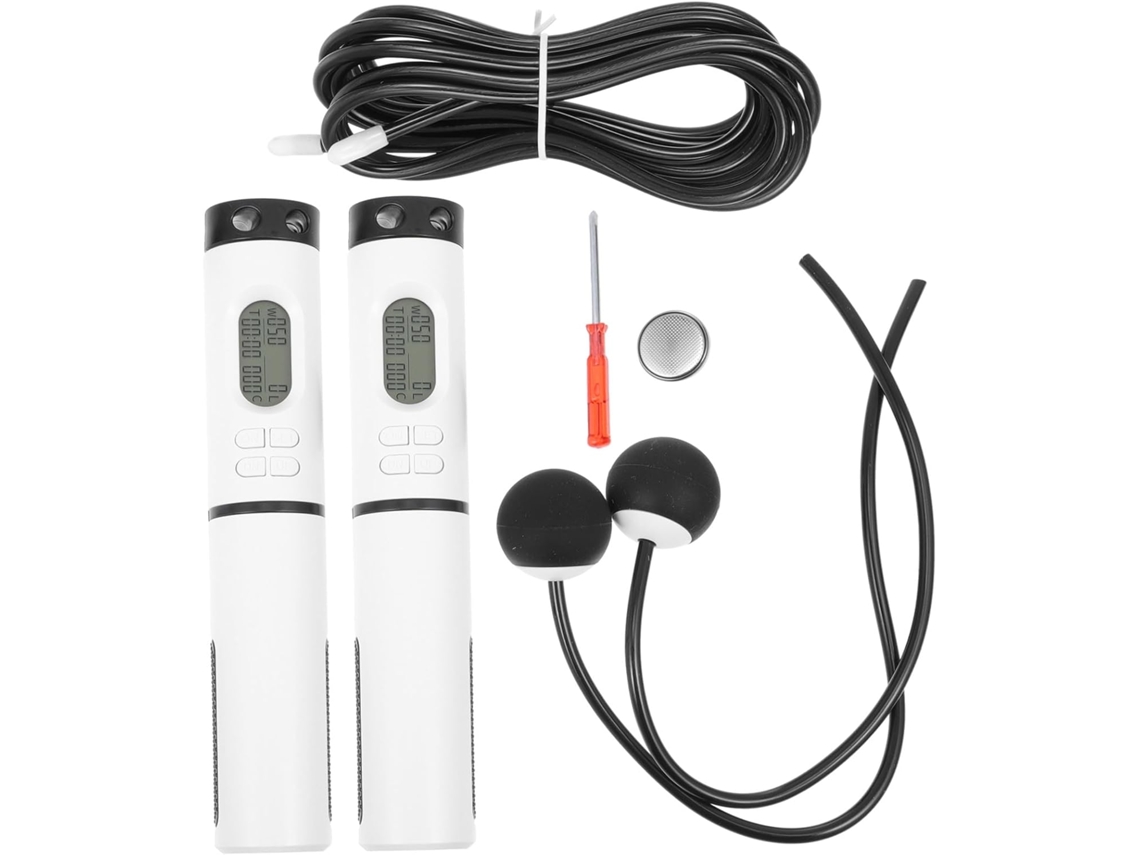 Corda De Pular Inteligente Sem Para Exercícios Em Ambientes Internos, Leve E Feita De Material Pu Resistente Ao Desgaste