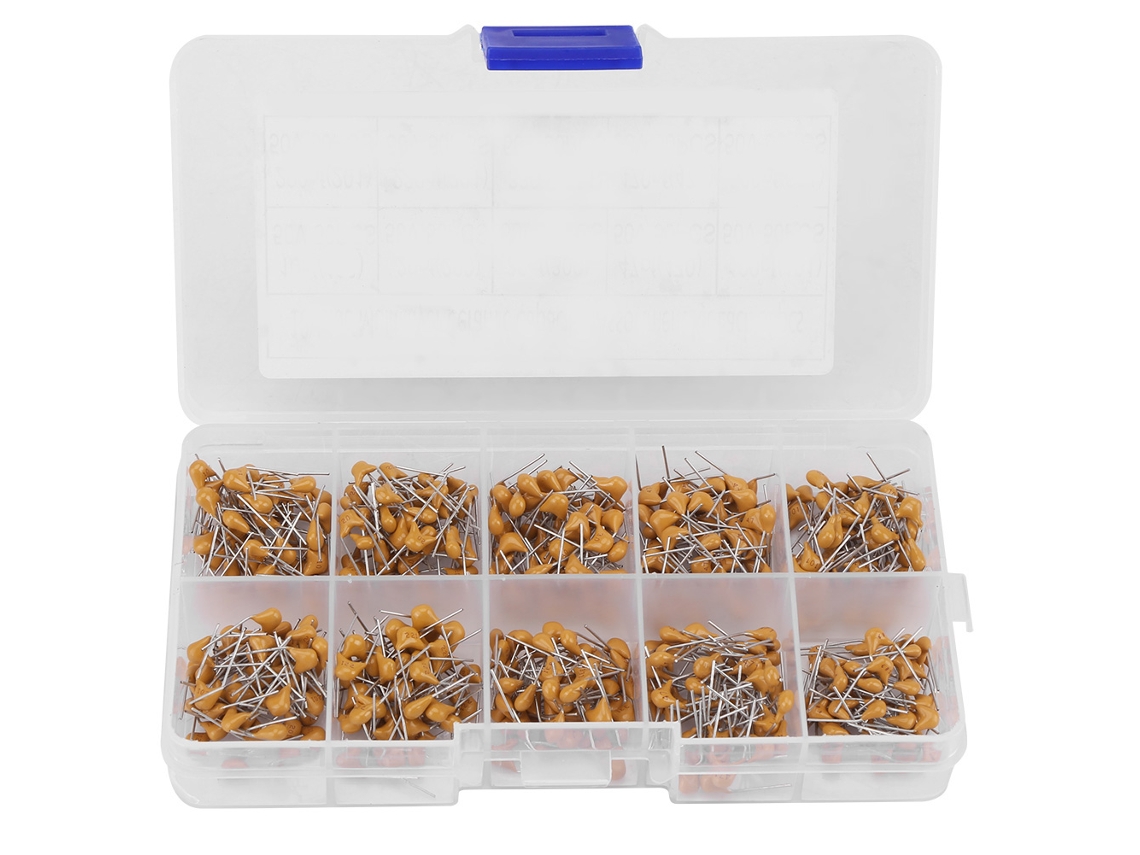 Kit de Capacitores Cerâmicos 500 Peças S/MARCA