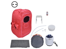 Gerador portátil para sauna, 1000 W, 9 velocidades, 220-240 V (padrão europeu)