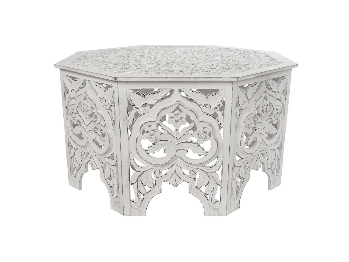 Mesa de Centro Dkd Home Decor Madeira Mdf 84 X 84 X 46 Cm