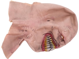 Rosto Maligno Realista Para Acessório De Cosplay De Halloween, Demônios Horripilantes Em Látex.