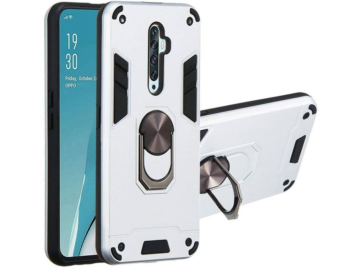 Capa Oppo Reno 2Z HONGWE. Robusta Prateado