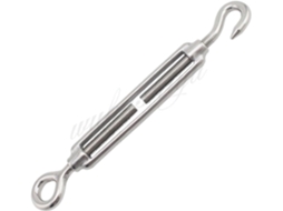 Fuso De Tensionamento Em Aço Inoxidável, Tensionador De Cabo Em Aço Inoxidável 304, Fusos De Gancho E Olhal