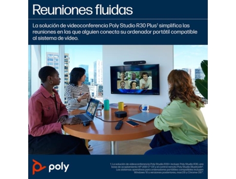 Poly R30 Uvb com Dock Hp Usb-C G5 Abb HP POLY VIDEO