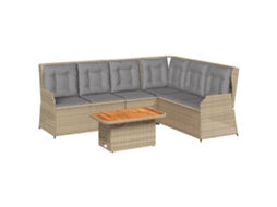 Garden Lounge Set, Garden Lounge Sets Vidaxl Bege Rattan / Vime (n/a)