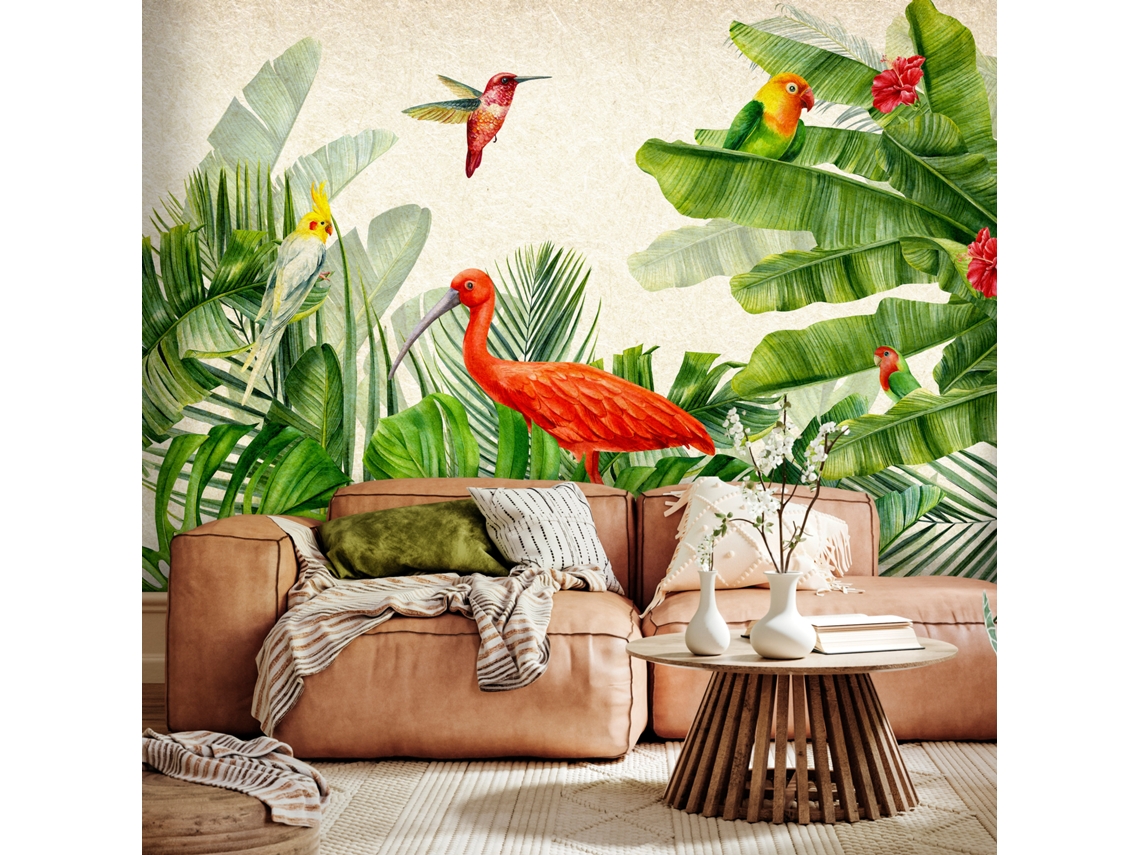 Papel de Parede ARTGEIST Exotic Birds - Third Variant (98x70)