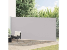 Vidaxl Toldo Lateral Retrátil De Pátio 180x600 Cm Cinzento