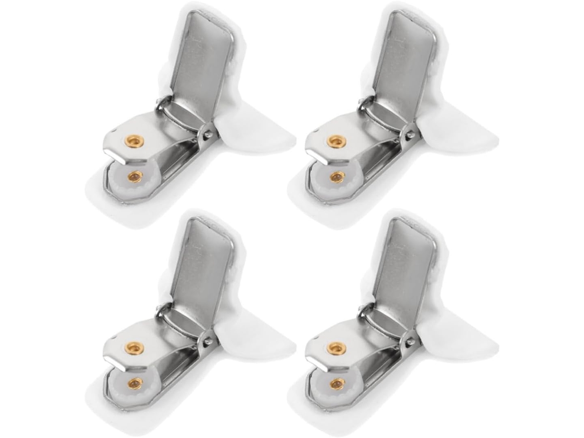 Conjunto De 4 Prendedores Fixos Para Colchas, Espuma E Metal, Prendedores De Lençol Antiderrapantes, Fáceis De Usar