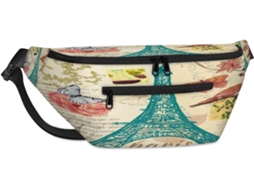Bolsa de ombro Tropicallife Vintage Torre Eiffel 38 x 25 x 9 x 19 cm