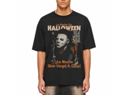 Rockinstone Halloween Movie Spanish Poster Black Adult T-shirt Size:xxxl