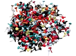 200 mini alfinetes de papel redondos multicoloridos para scrapbooking, cartões, artesanato e decoração