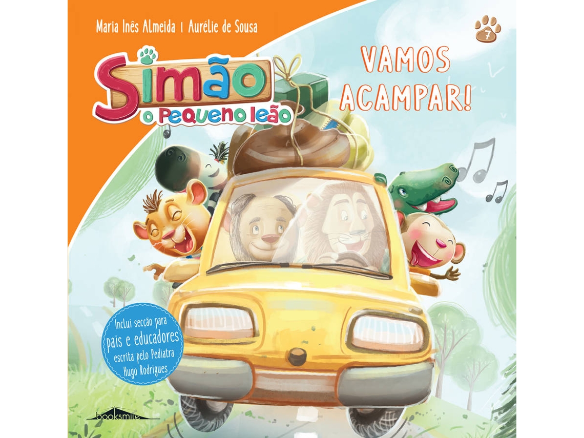 Livro Simão, o Pequeno Leão Vamos Acampar! de Maria Inês Almeida (Português)