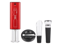 Abre-vinhos Elétrico Usb Com Cortador E Tampa