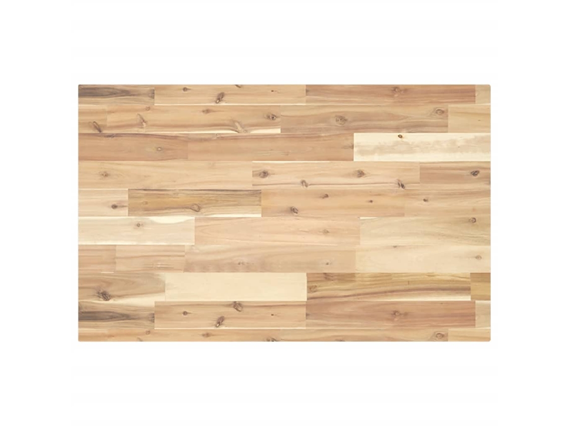 Vidaxl Tampo P/ Móvel Casa De Banho 140x50x4 Acácia Maciça Não Tratada