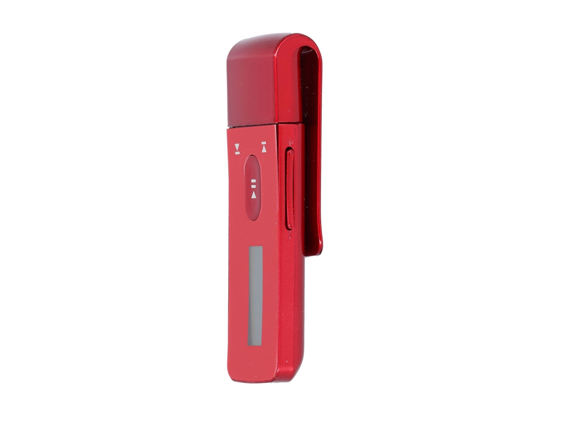 Reprodutor Mp3 LAXISCREED 8gb Gravador Rádio Fm Vermelho