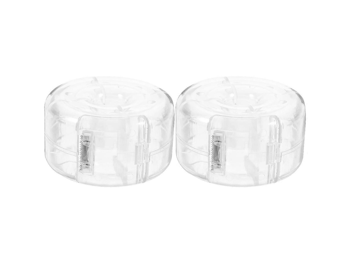 Conjunto de 2 Cortadores Fita Adesiva Cleavers para Organização Escritório, Dispensador Mesa, Metal Princi Pal GOKOCO