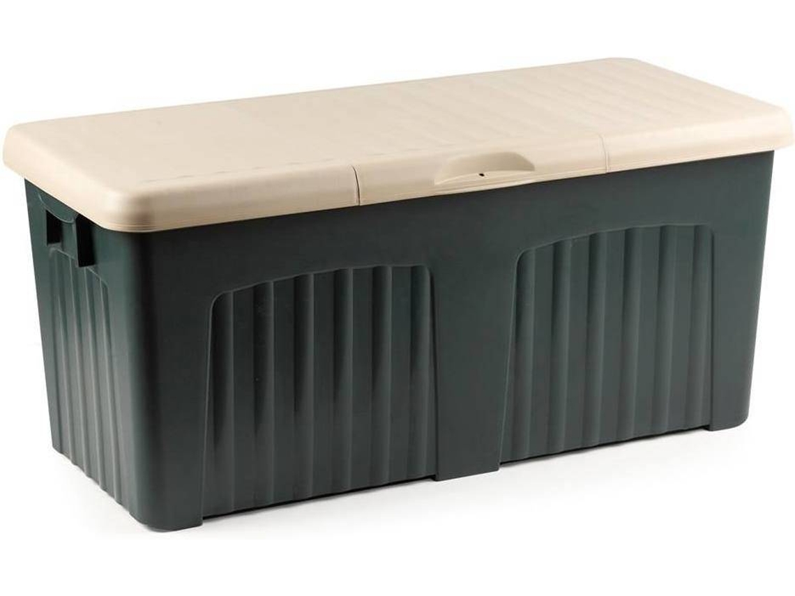 Peça Decorativa DMORA Multipurpose Storage Trunk (Cinzento - Polipropileno - 125 x 57 x 56 cm)