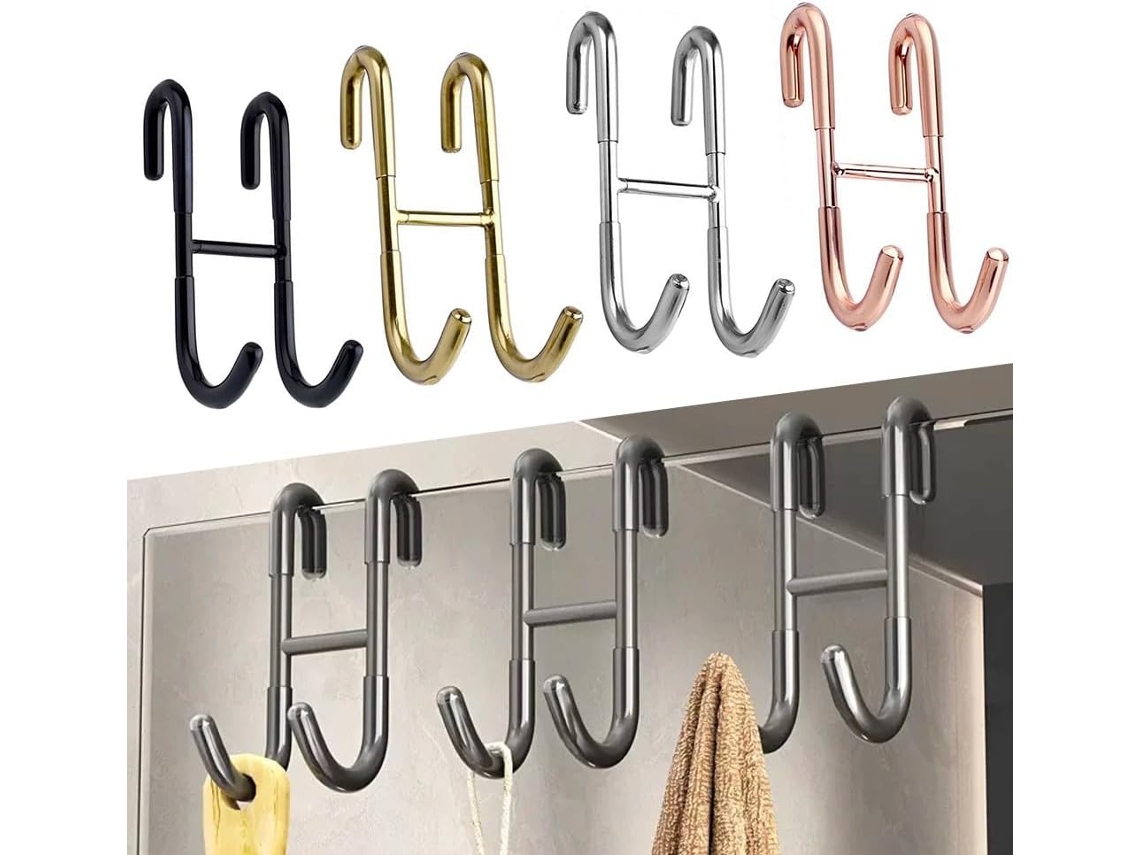 Suporte Para Toalhas De Chuveiro Em Aço Inoxidável Formato S Portas