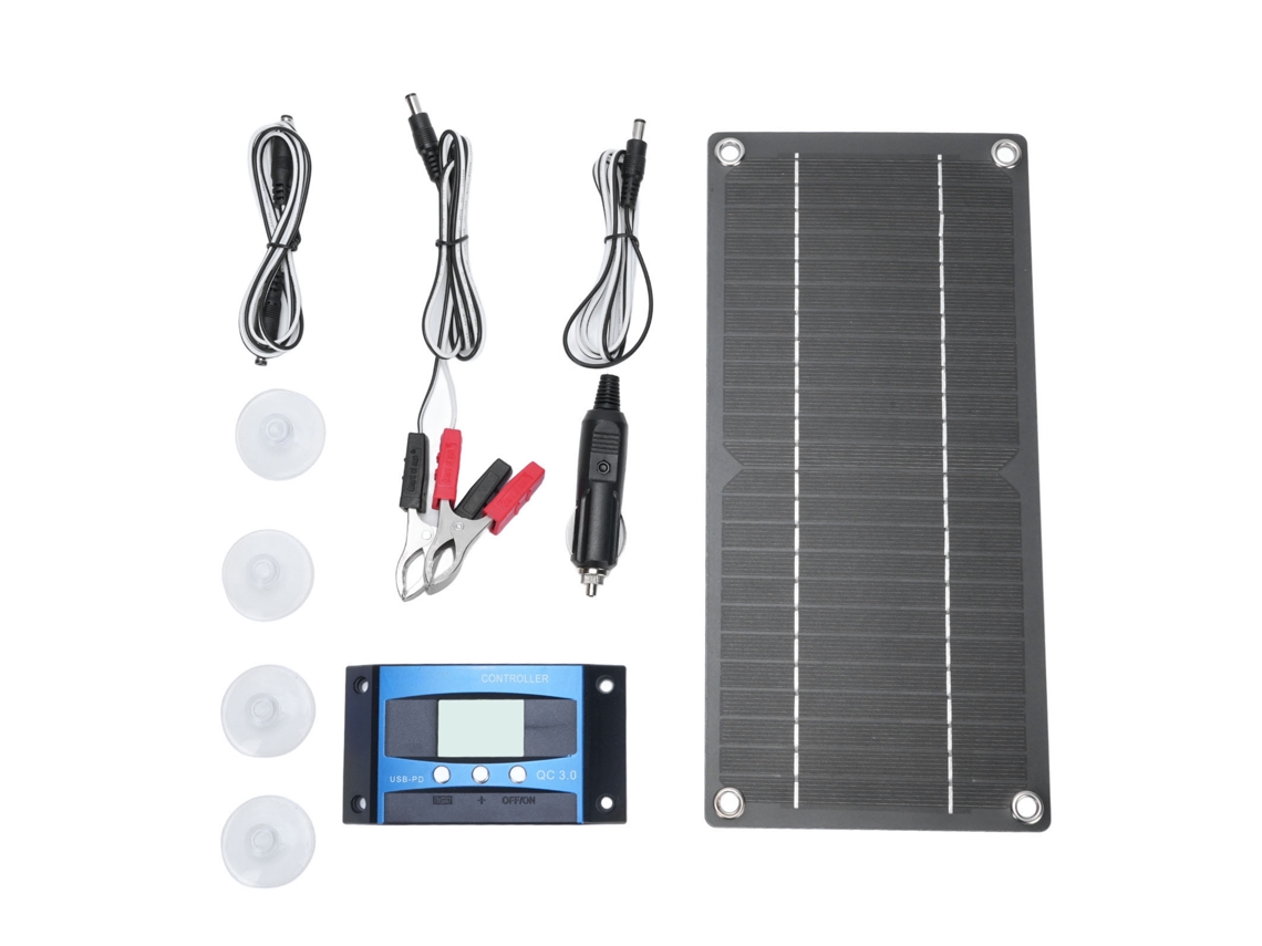 Kit Painel Solar 600w Controlador 100a Carro Rv Camping