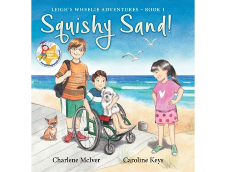 Livro Squishy Sand (Leigh's Wheelie Adventures) Charlene McIver (Inglês)