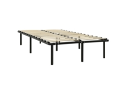 Estrutura de Cama 120x200 Cm Metal Preto MAISON EXCLUSIVE