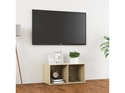 Vidaxl Móvel De Tv 72x35x36,5 Cm Derivados De Madeira Carvalho Sonoma