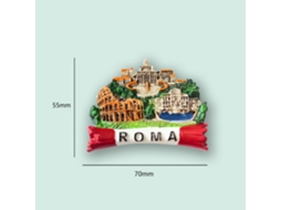 (roma, Itália) Ímãs De Geladeira, Lembrancinhas De Viagem Da Cidade, Itens Personalizados Criativos E De Alto Valor.
